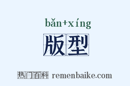 版型是什么意思的图片